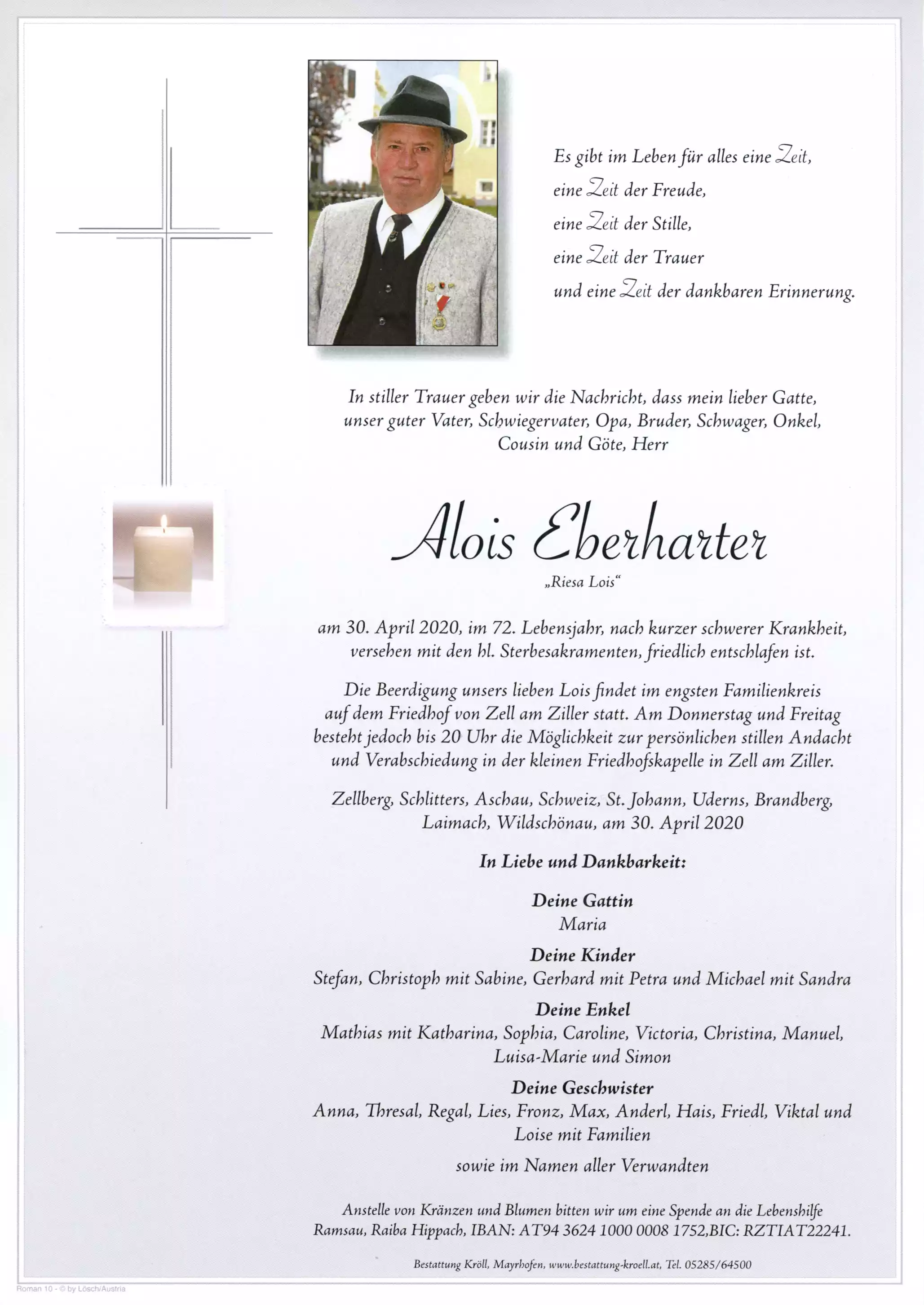 Parte von Alois Eberharter